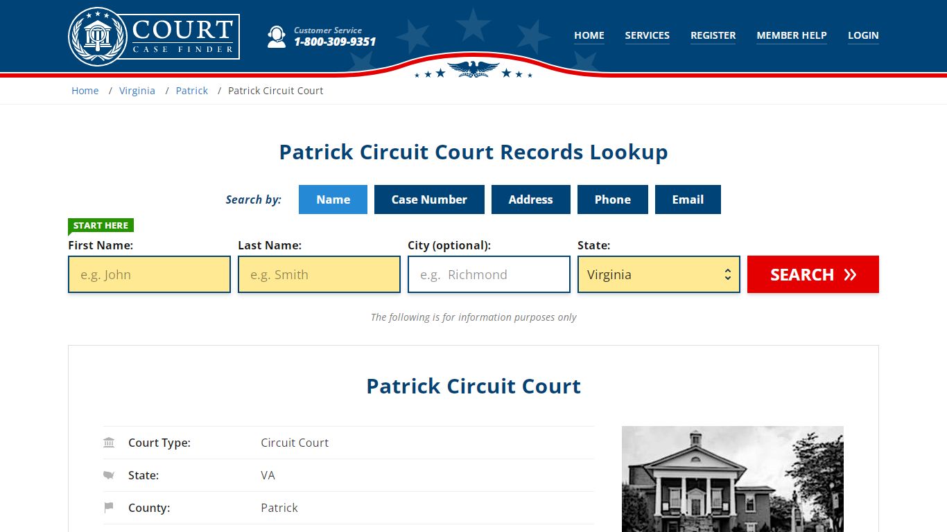 Patrick Circuit Court Records | Stuart, Patrick County, VA Court Case ...